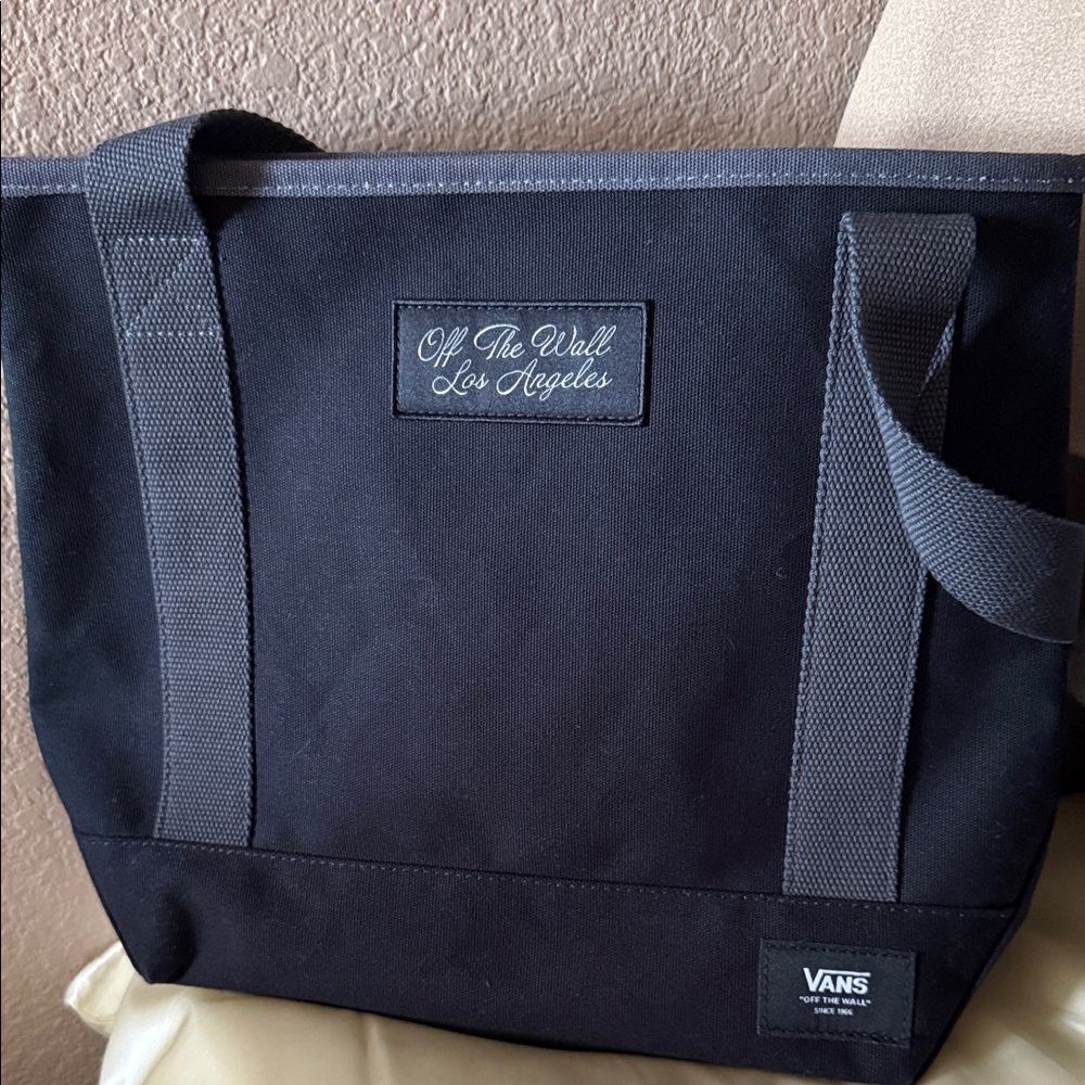 Vans Off The Wall Black Tote Bag
